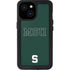 Michigan State University MSU Letters iPhone 15 Waterproof Case